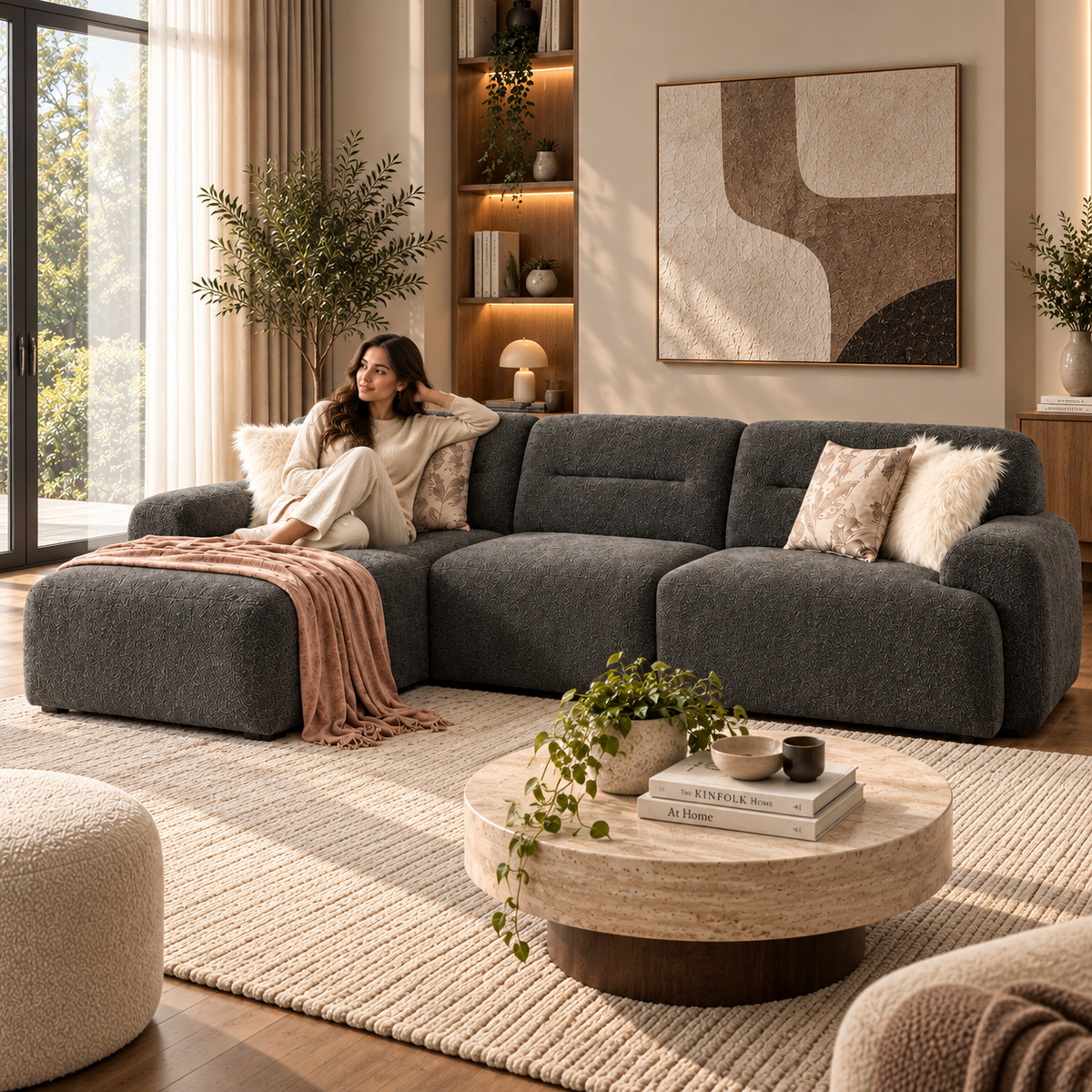 Serena sofa L shape=15