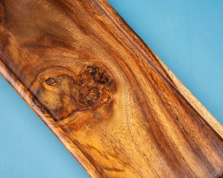 Wooden rectangular serving board-1-11-48*14-3434