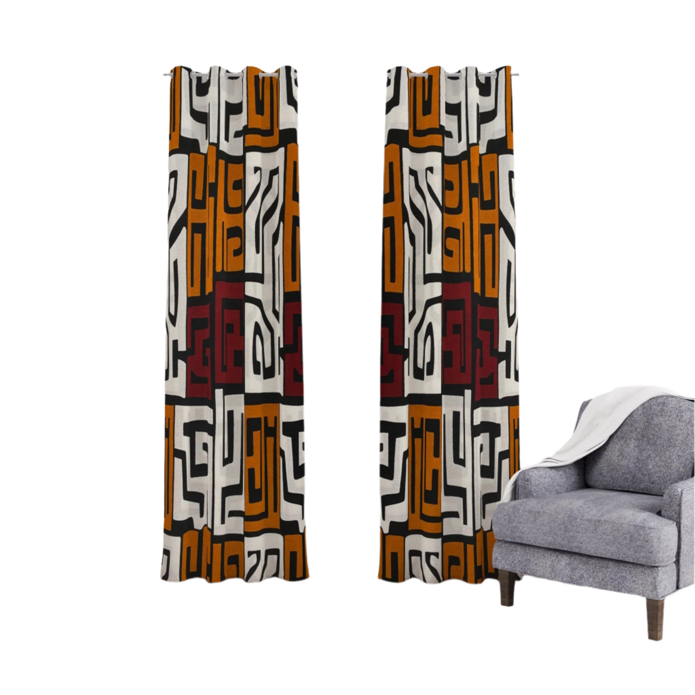 Saphira one side curtain - CRS07