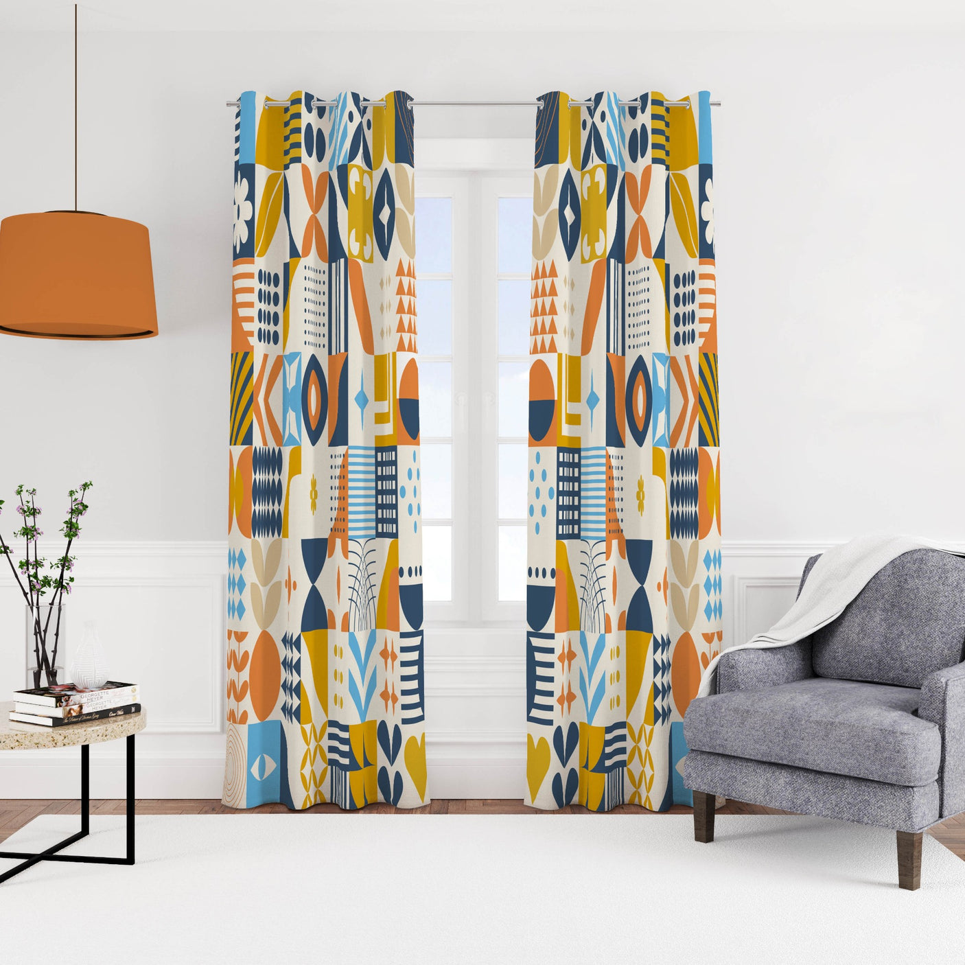 Razana one side curtain - CRS09