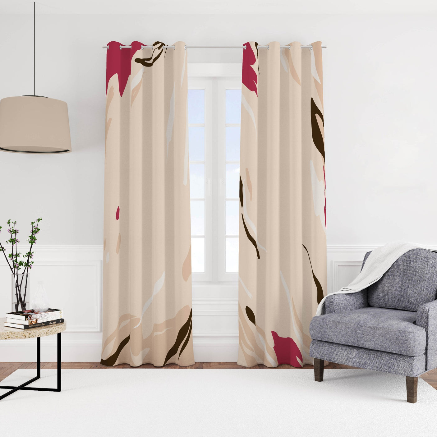 Lazura one side curtain - CRS10