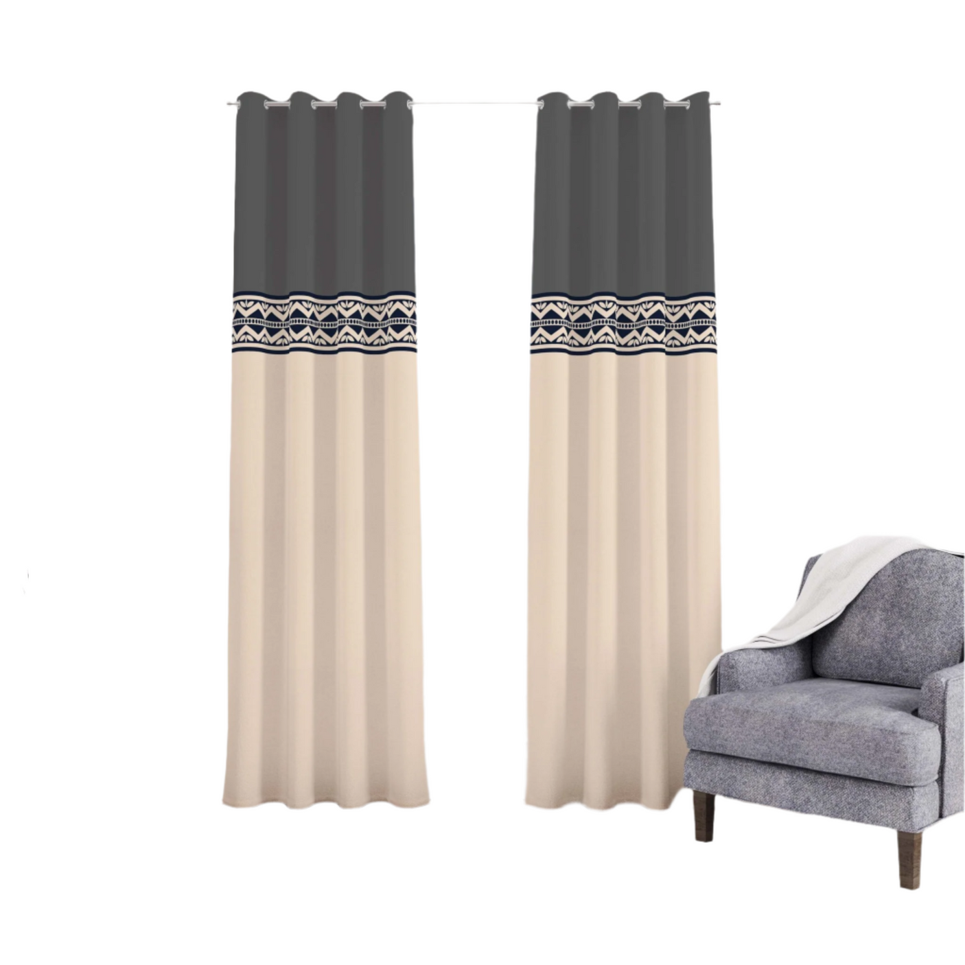 Safira one side curtain - CR020S