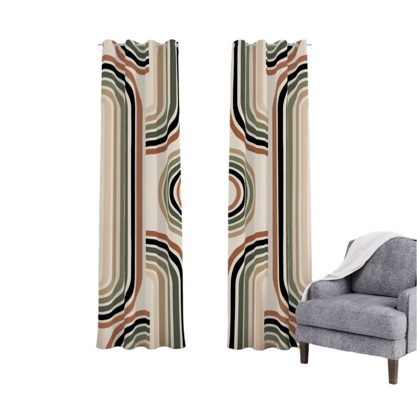 Zayna one side curtain - CR022S