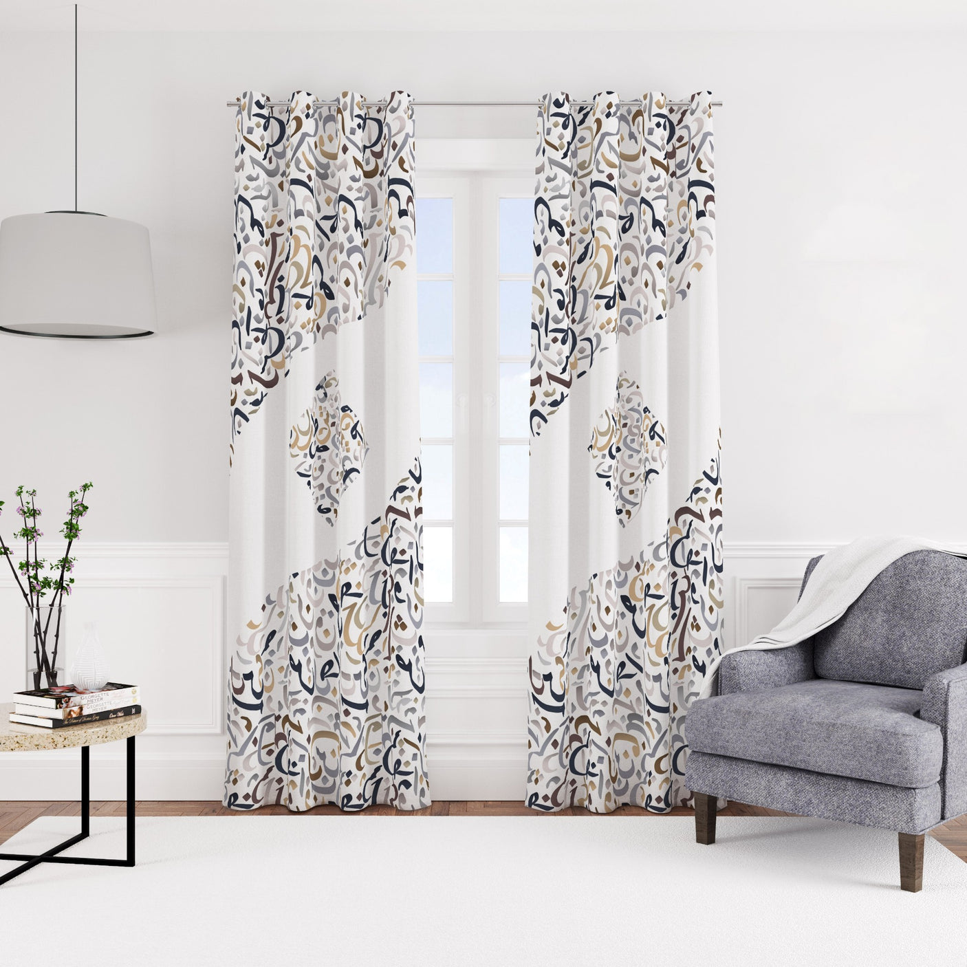 Yasmera one side curtain - CR028S