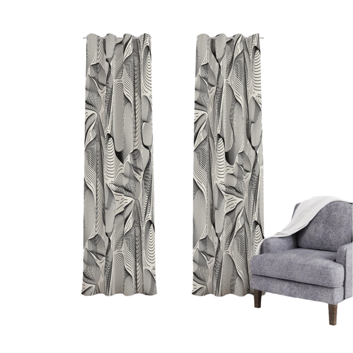 Rahima one side curtain - CR030S