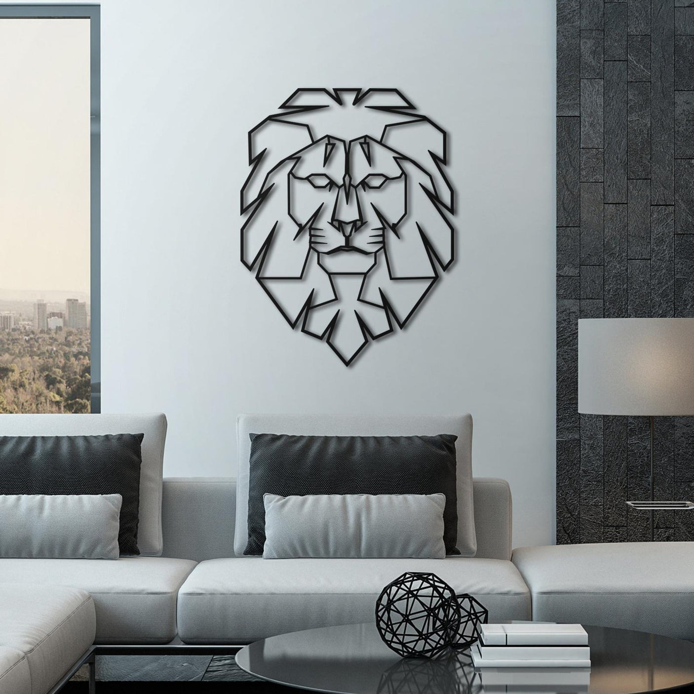 Lion Head Wall Art-WQ.WA2.01