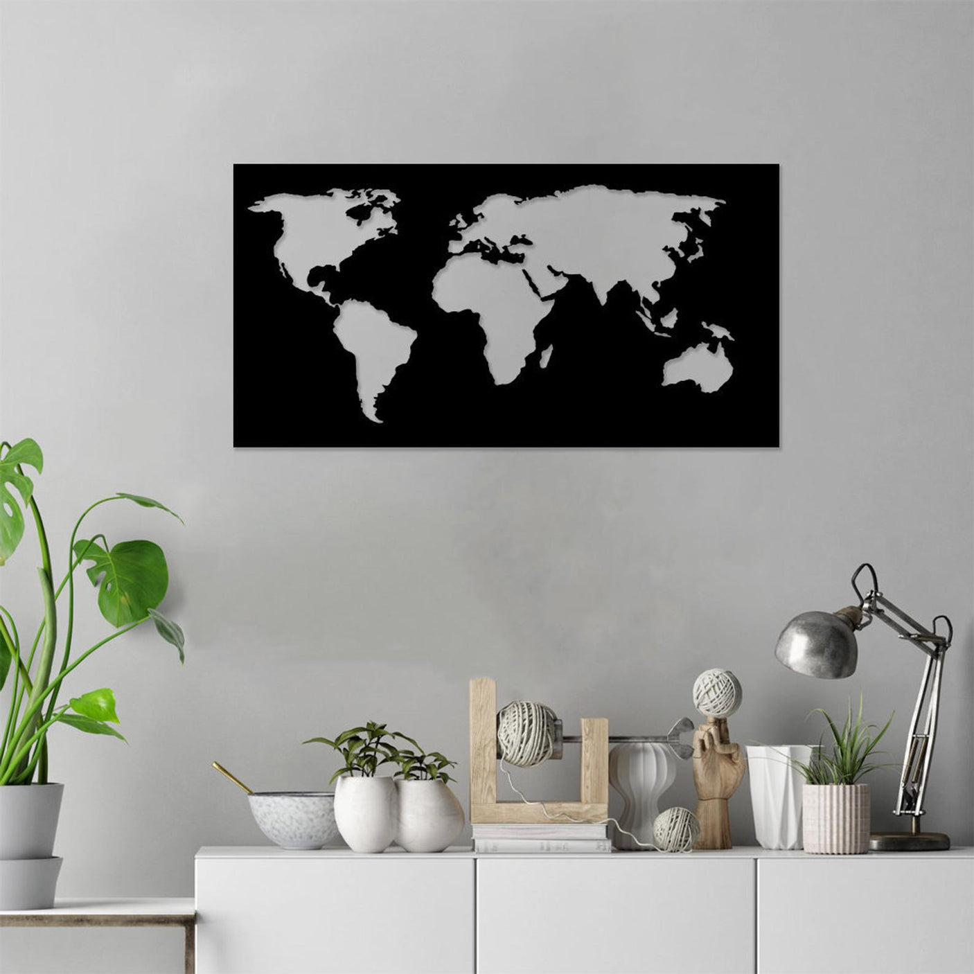 World Map Wall Decor-WQ.WA40.01