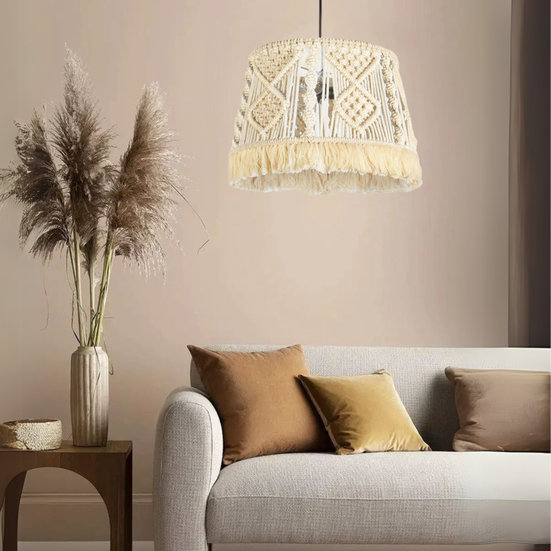 Macrame chandelier-NCA11