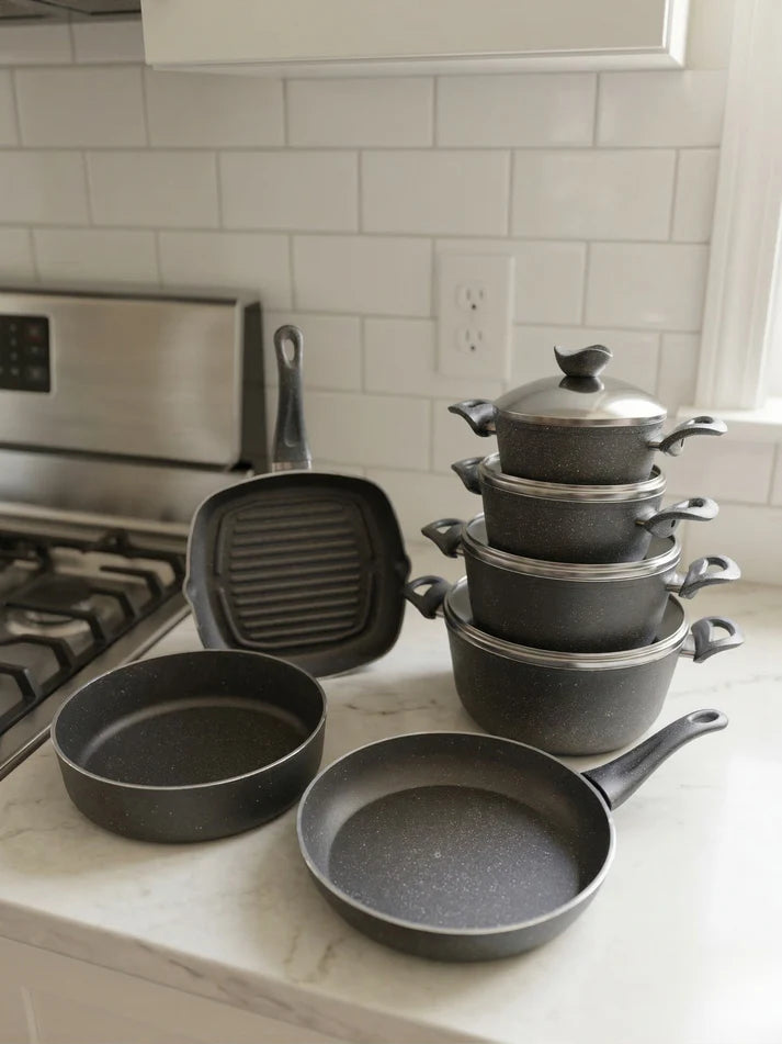 Terynova Granite 11-Piece Cookware Set-10-12-11-9636