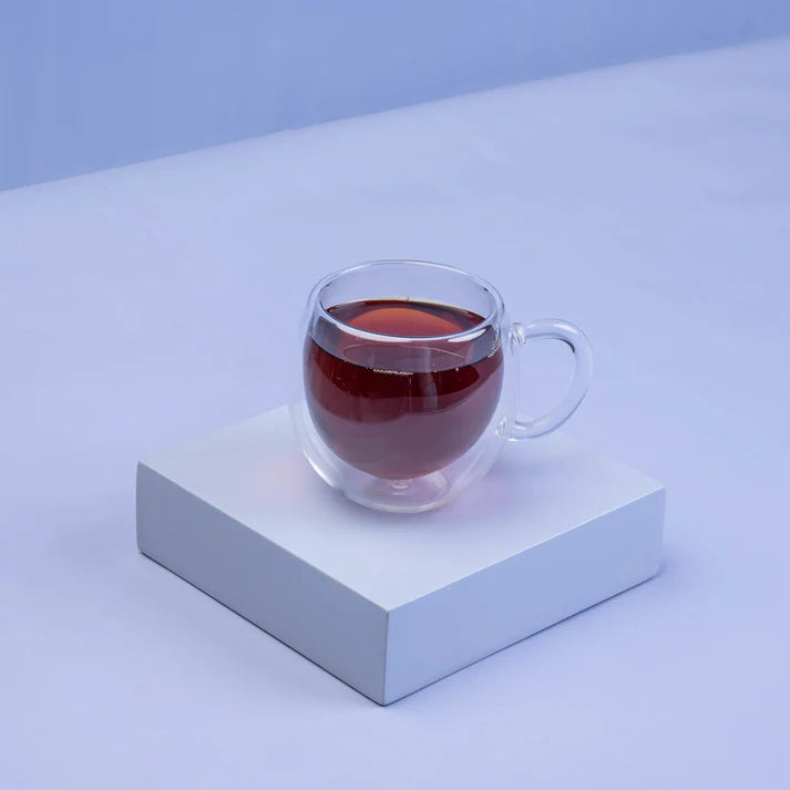 Double Glass Tea Mug-3-26-200-1155