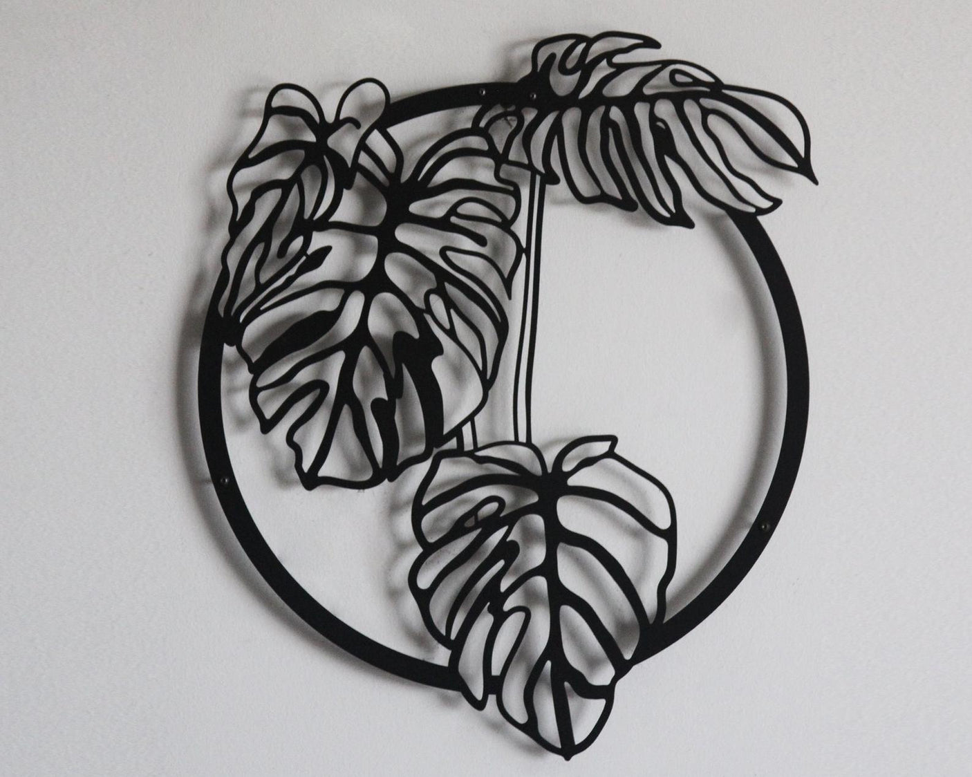 Monstera Plant Leaf Wall Art-WQ.WA43.01