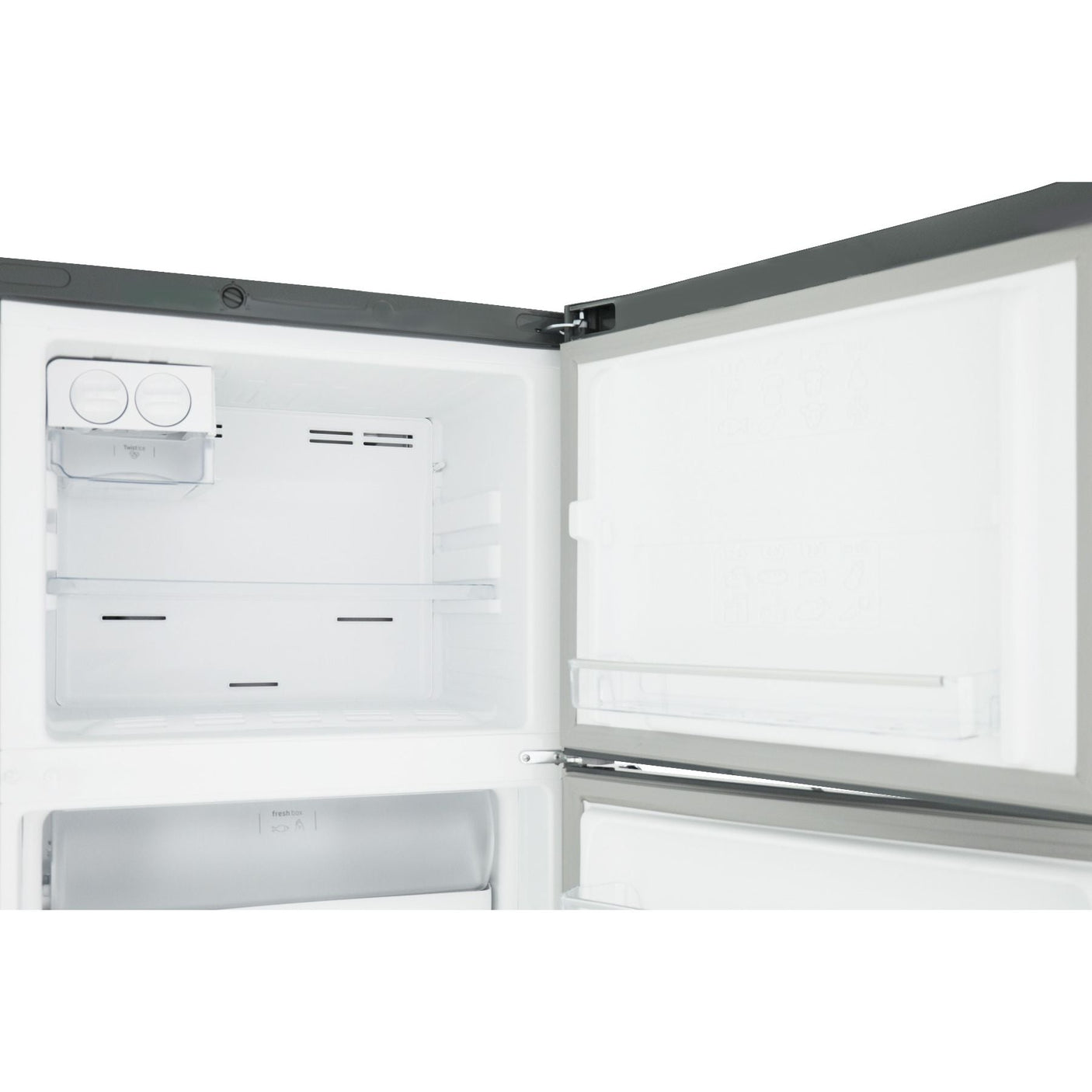 Ariston No-Frost Freestanding Refrigerator, 342 Liters, Silver- ENTM 18020 F EX