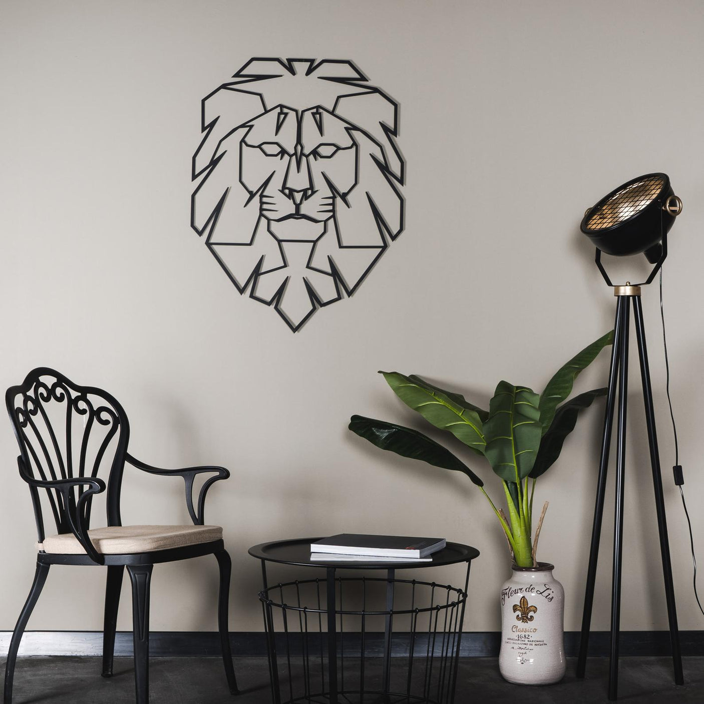Lion Head Wall Art-WQ.WA2.01