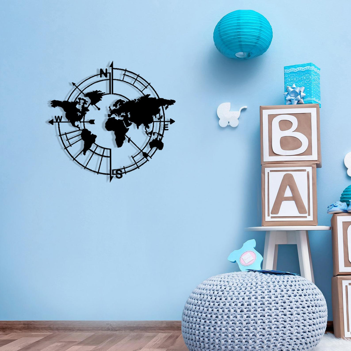 World Map Wall Decor-WQ.WA65.01