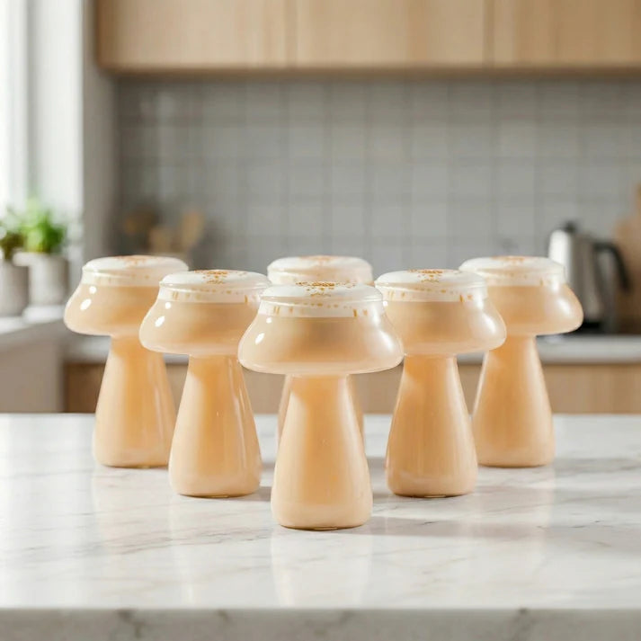 Mushroom Glass Cup-3-26-300-0731