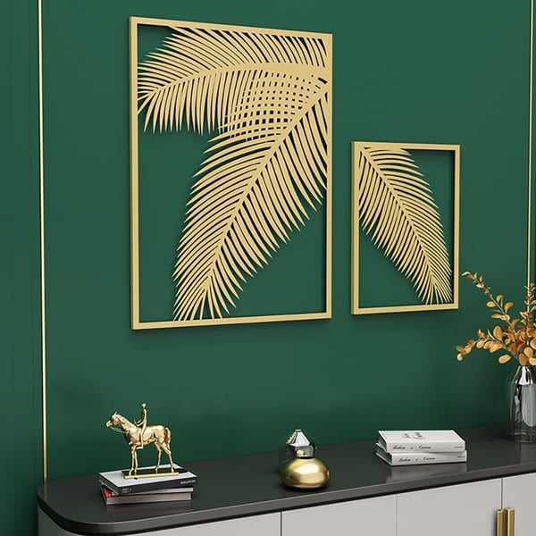 Palm leaves Set of 2 piecesWall Art-WA203