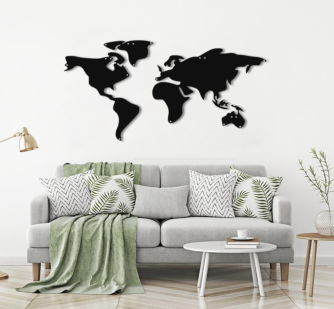 World Map Wall Decor-WQ.WA38.01