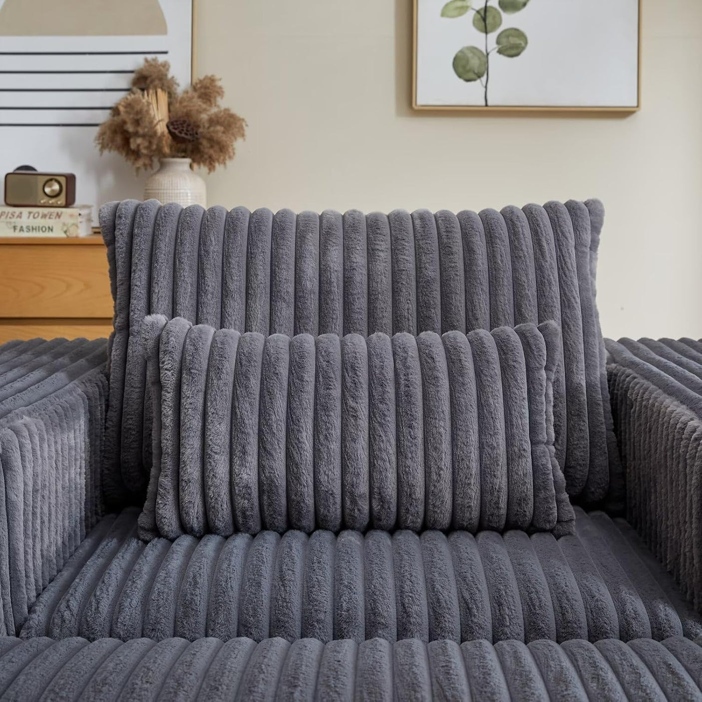 Zeya Armchair with pouf-Hippo250