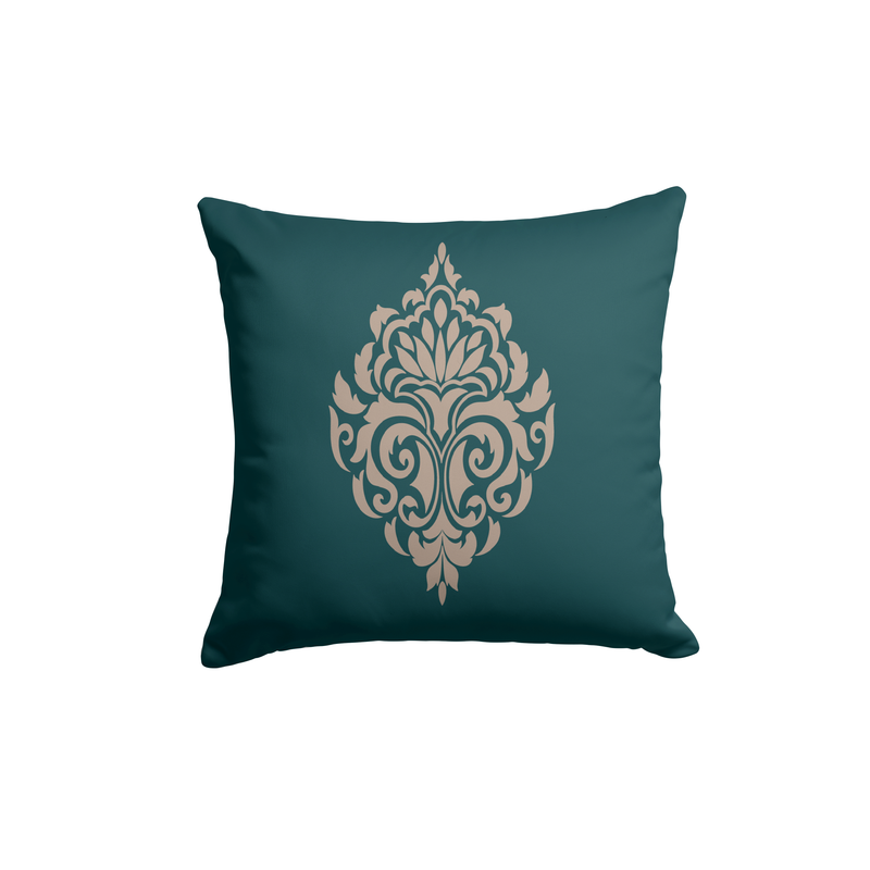 Damask Green Cushion-AM108