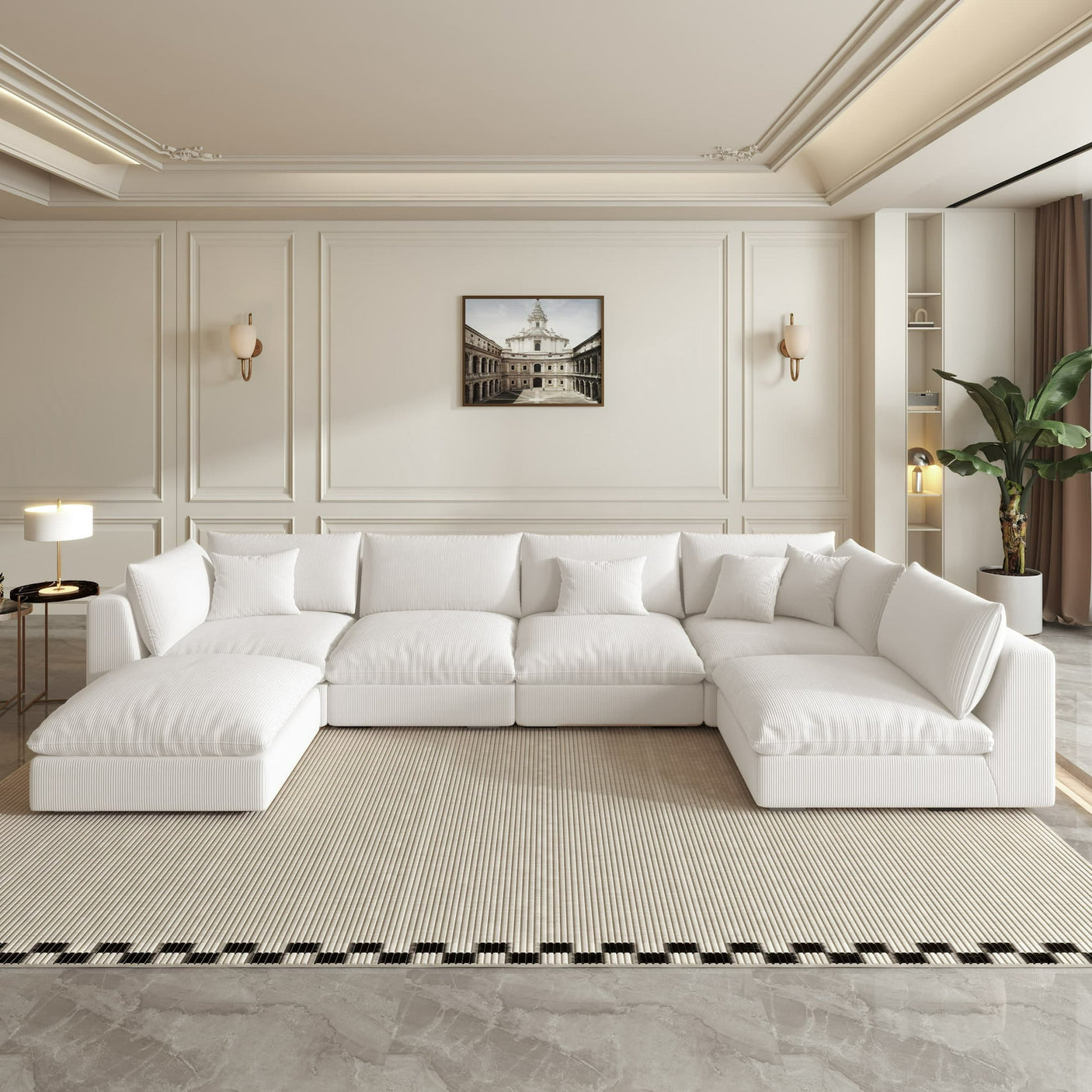 Planke Sofa U Shape-Hippo259