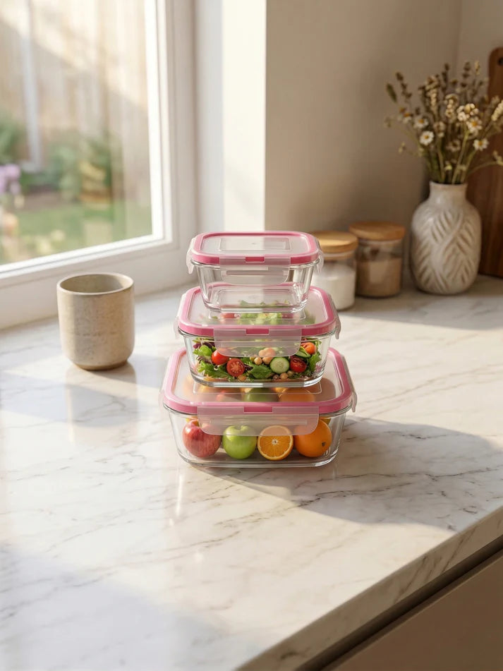 3-Pieces Fluid Square Bowls Set-3-26-3-1269