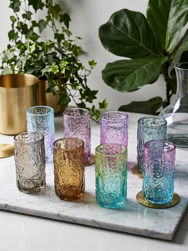 8-Pieces Cobalt Glass Set-3-26-8-9112