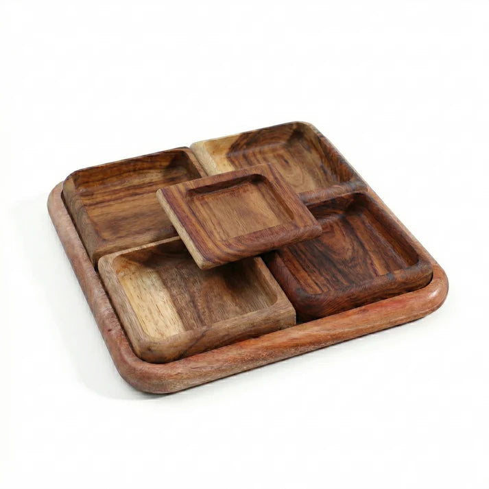 Nuts Wooden Platter-1-11-1-0253