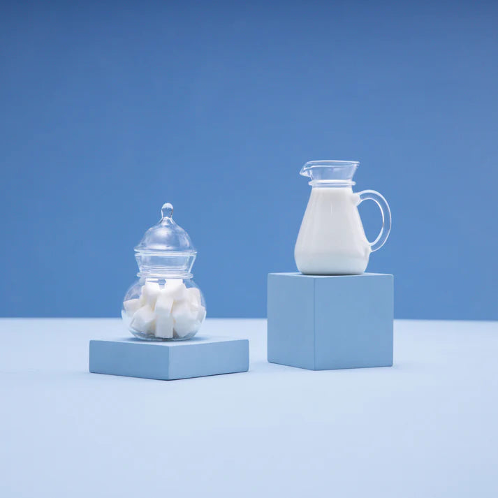Glassy Bliss Duo: Milk & Sugar Set-GBDMSS1