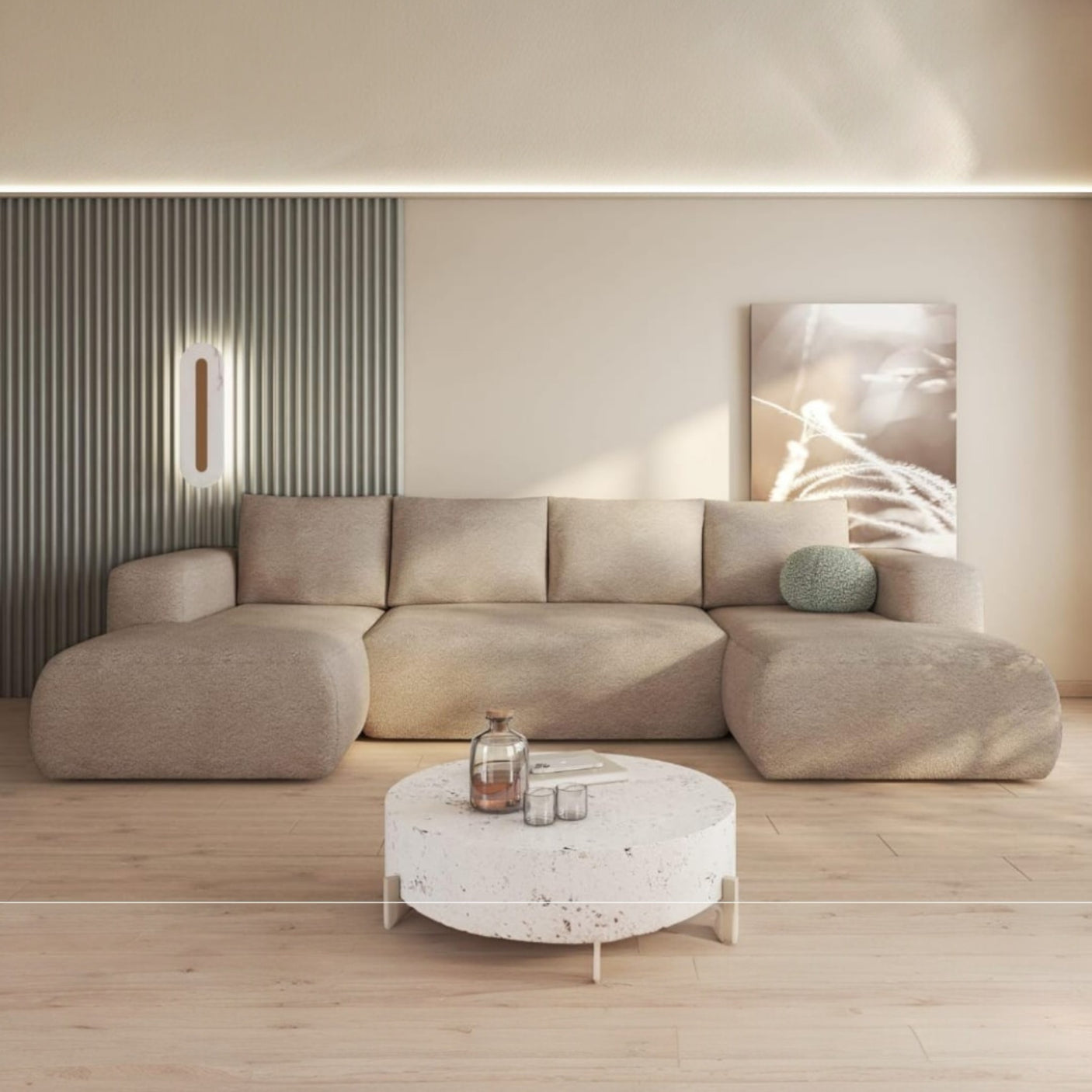 Allurea Sofa L Shape-L68