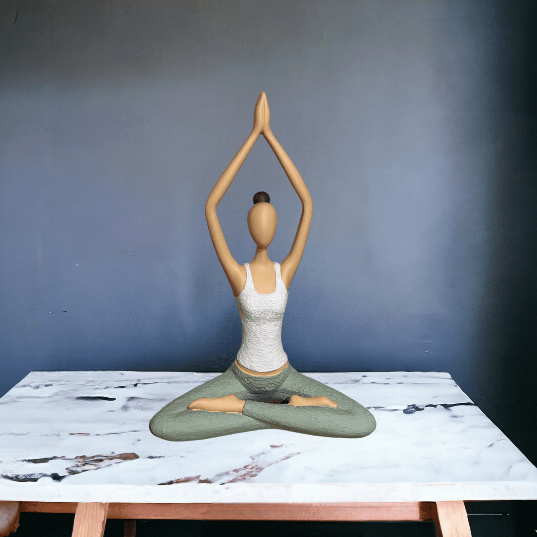 Yoga Pose Decorative Statue-LRP-0108