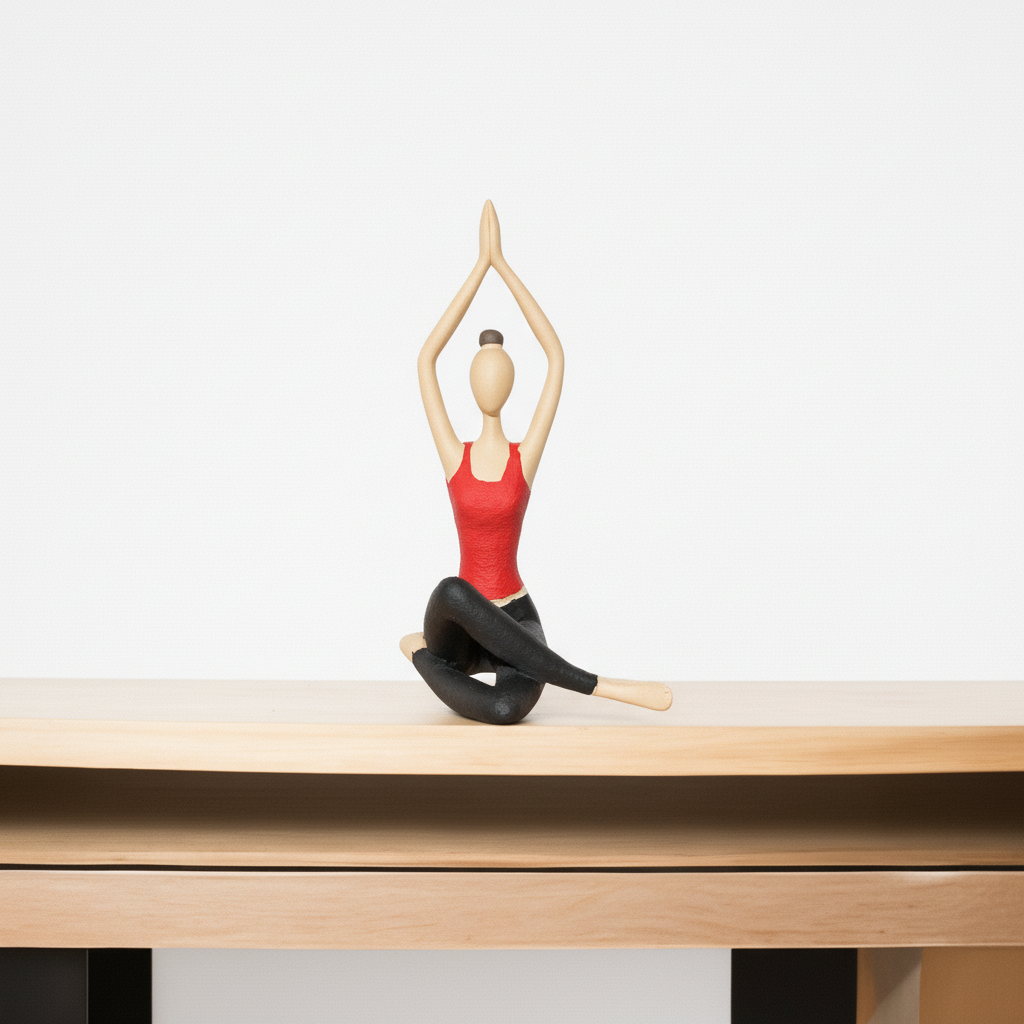 Yoga Pose Decorative Statue-LRP-0112