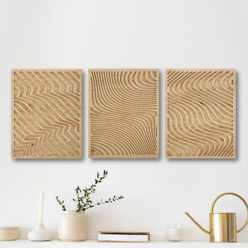 Galilea Set of 3 Tableaus-LRTW-N5070-048