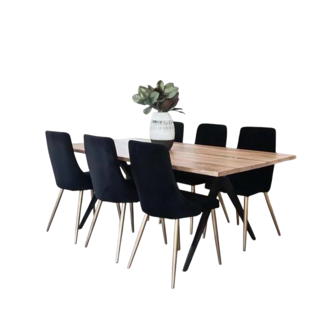 Elegance Dining Room Set with 6 Chairs-m4