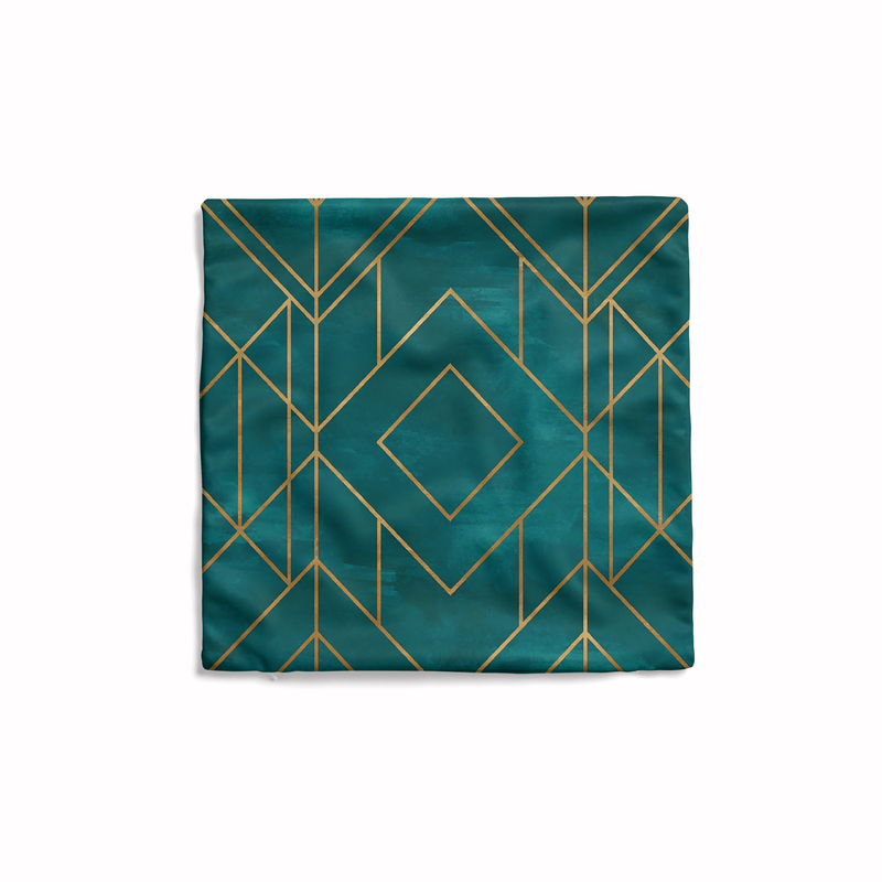 Golds teal cushion-AM134