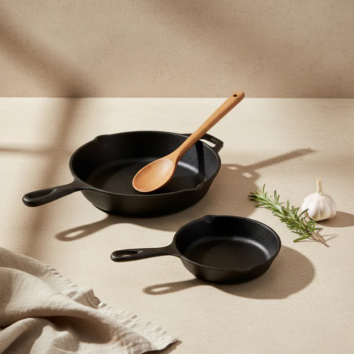 Cast-iron Pans Set-8-12-30-5096