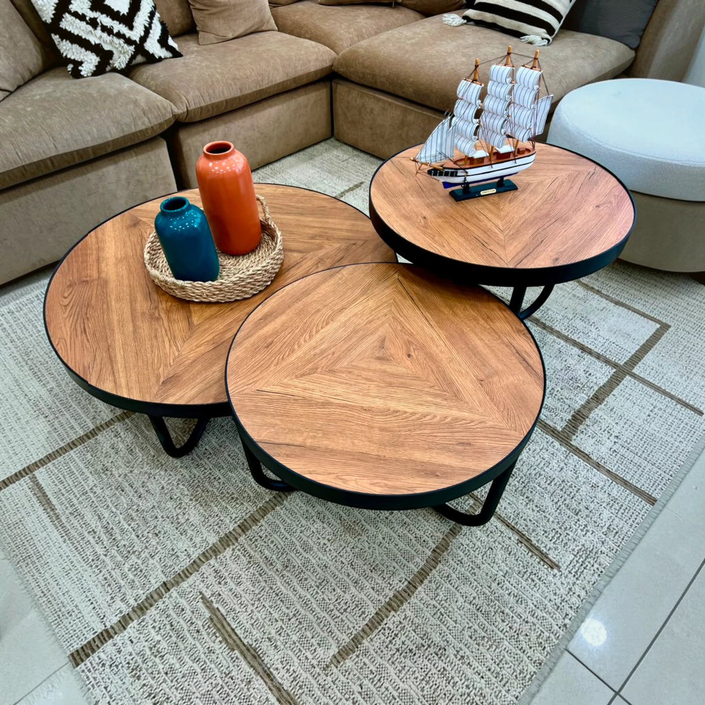 Adva Set of 3 Coffee Tables-BUB150