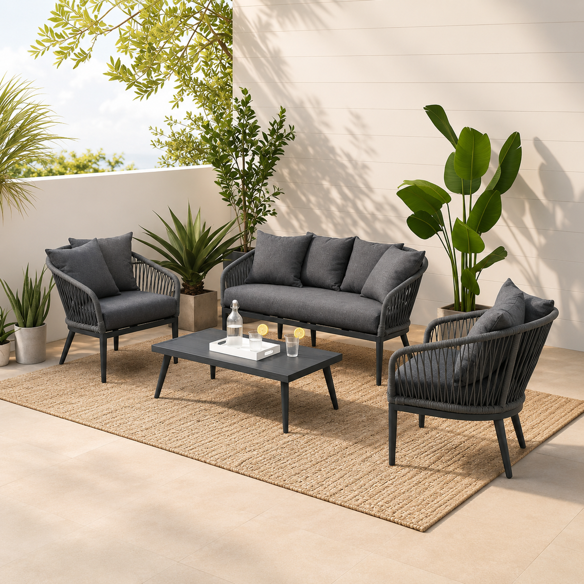 Palmira Rattan Garden Set-SH214