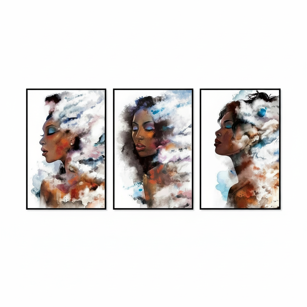ANDOVER CANVAS WALL ART 3 PIECES SET LR-0513