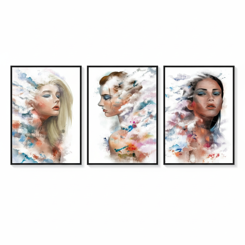 ANDOVER CANVAS WALL ART 3 PIECES SET LR-0519