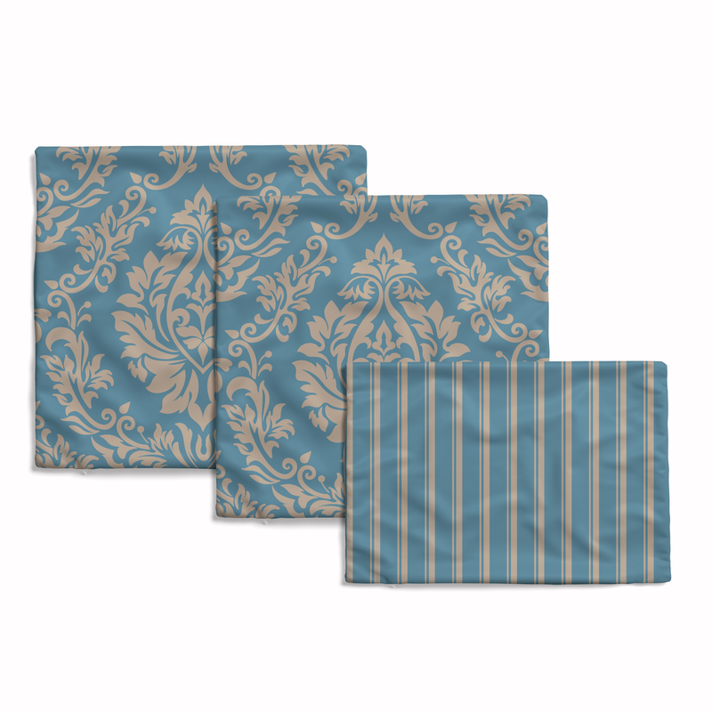 Sophia blue cushion set-AM168