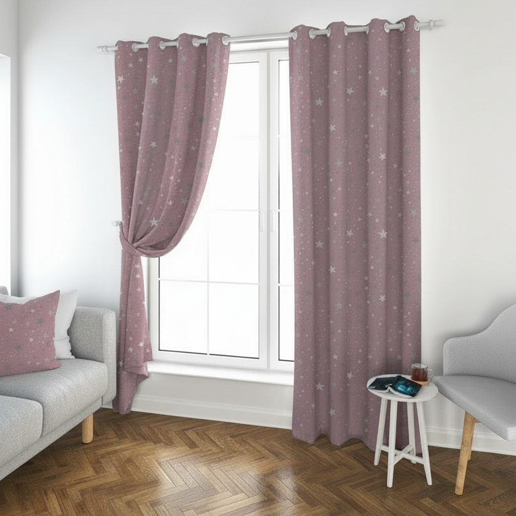 ستارة - لوحة واحدة - 130*260 - ستارة - PR1233C - 12K - 260
