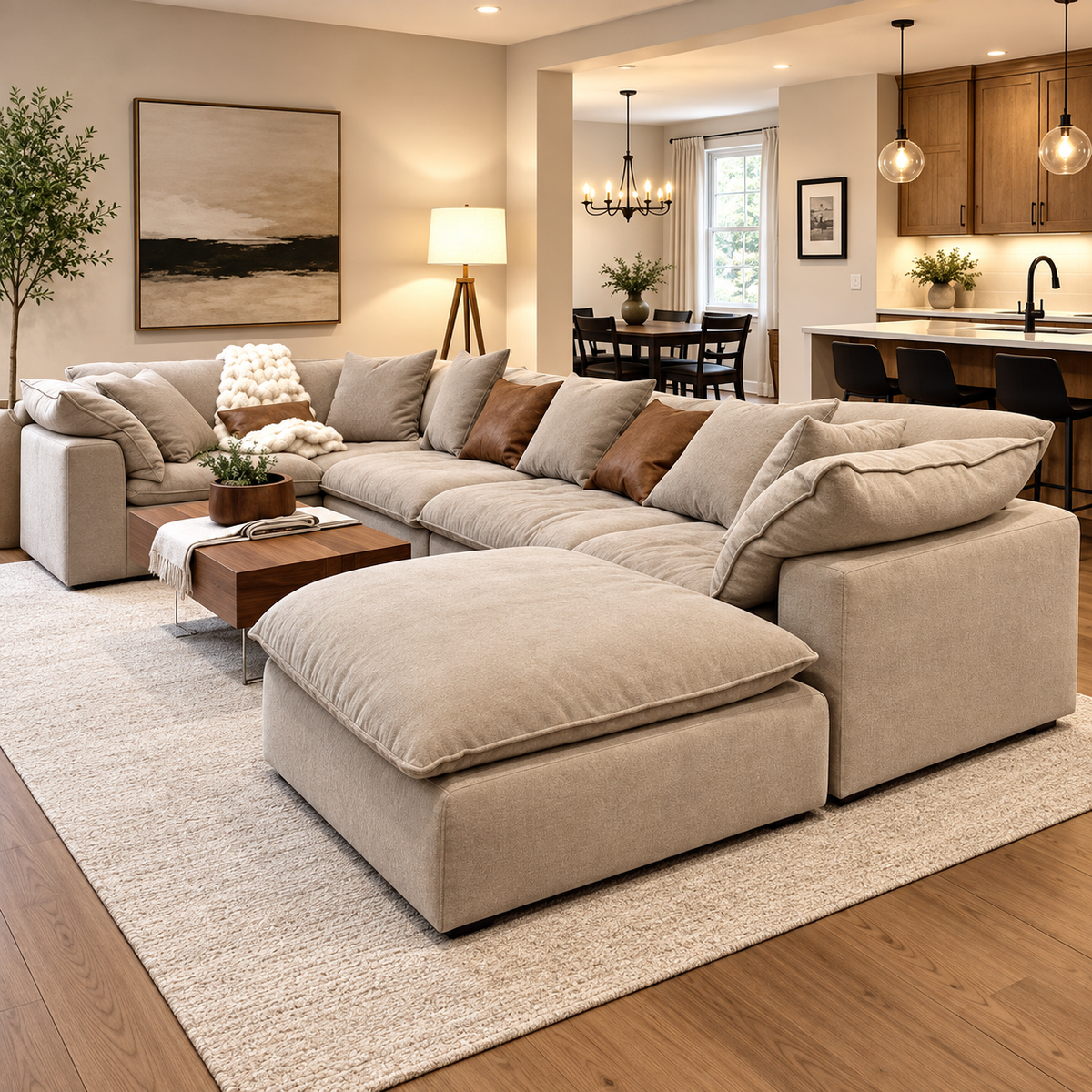 Adeline sofa U shape -1
