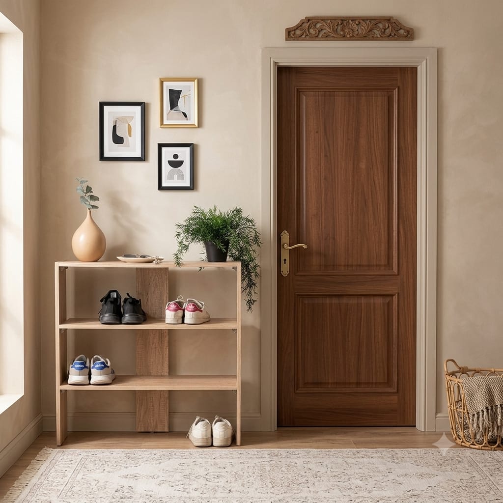 WOOD Shoe Cabinet-hisSP0005