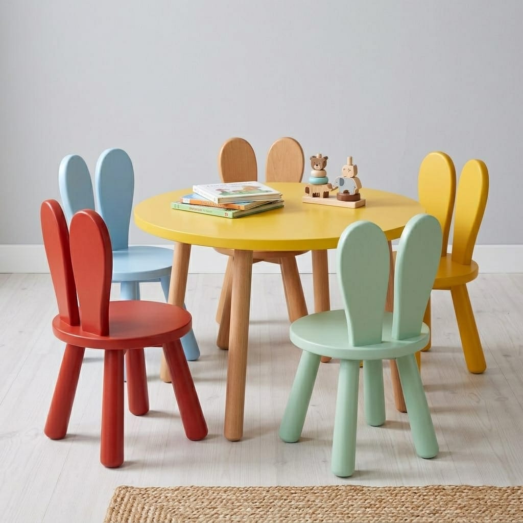 Miro Dining Table With Chairs-kidsSP0030