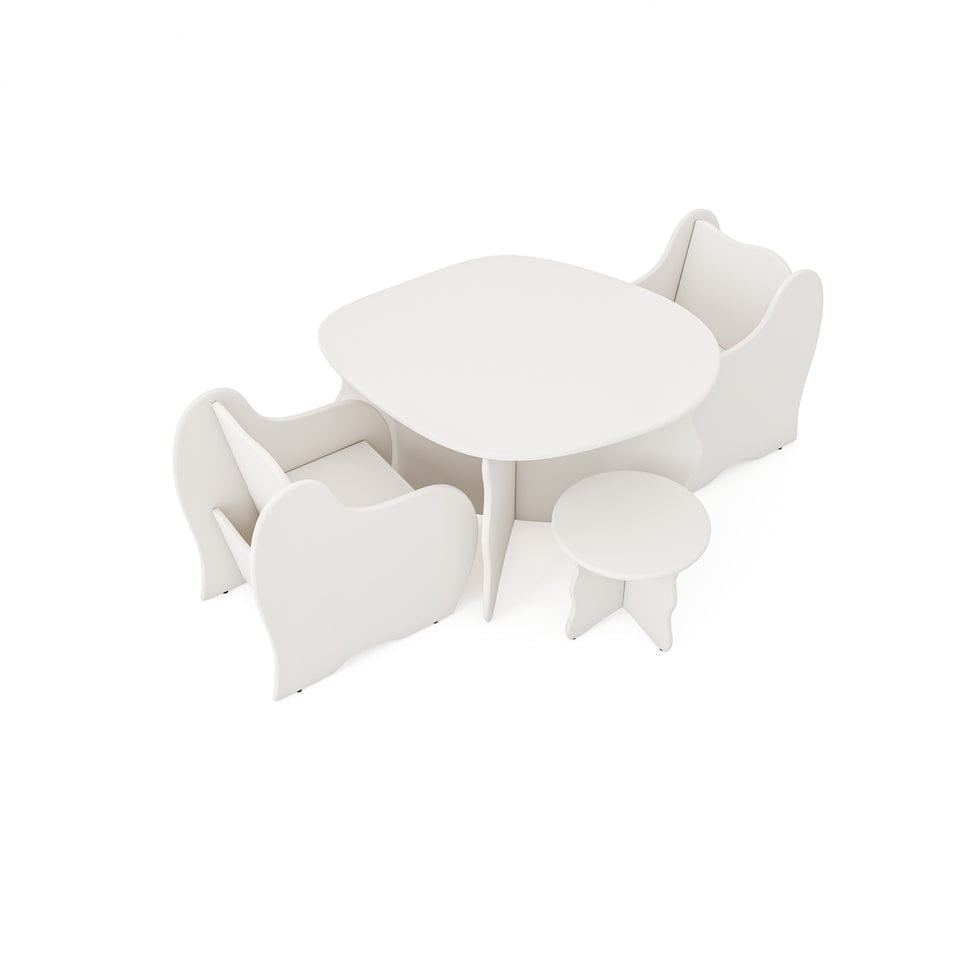 Viga Kids Dining Tables with Chairs-kidsSP0035
