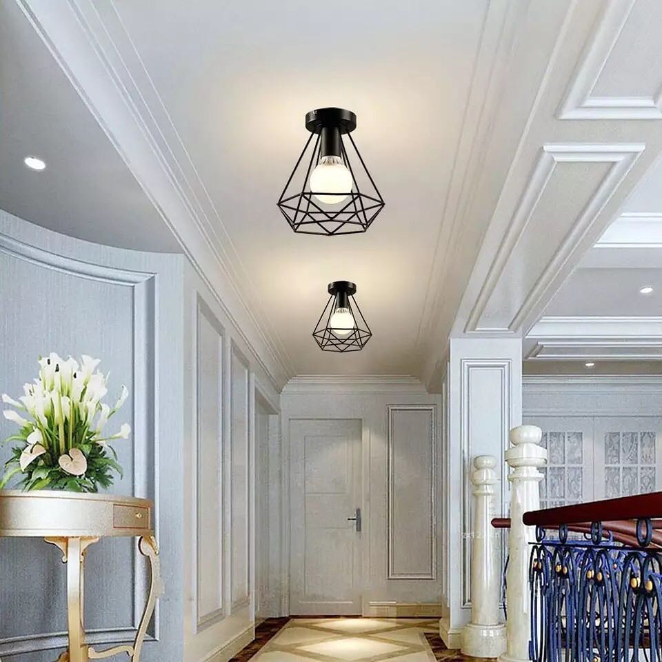 Janal wall lamp-si-diamond-blk-200