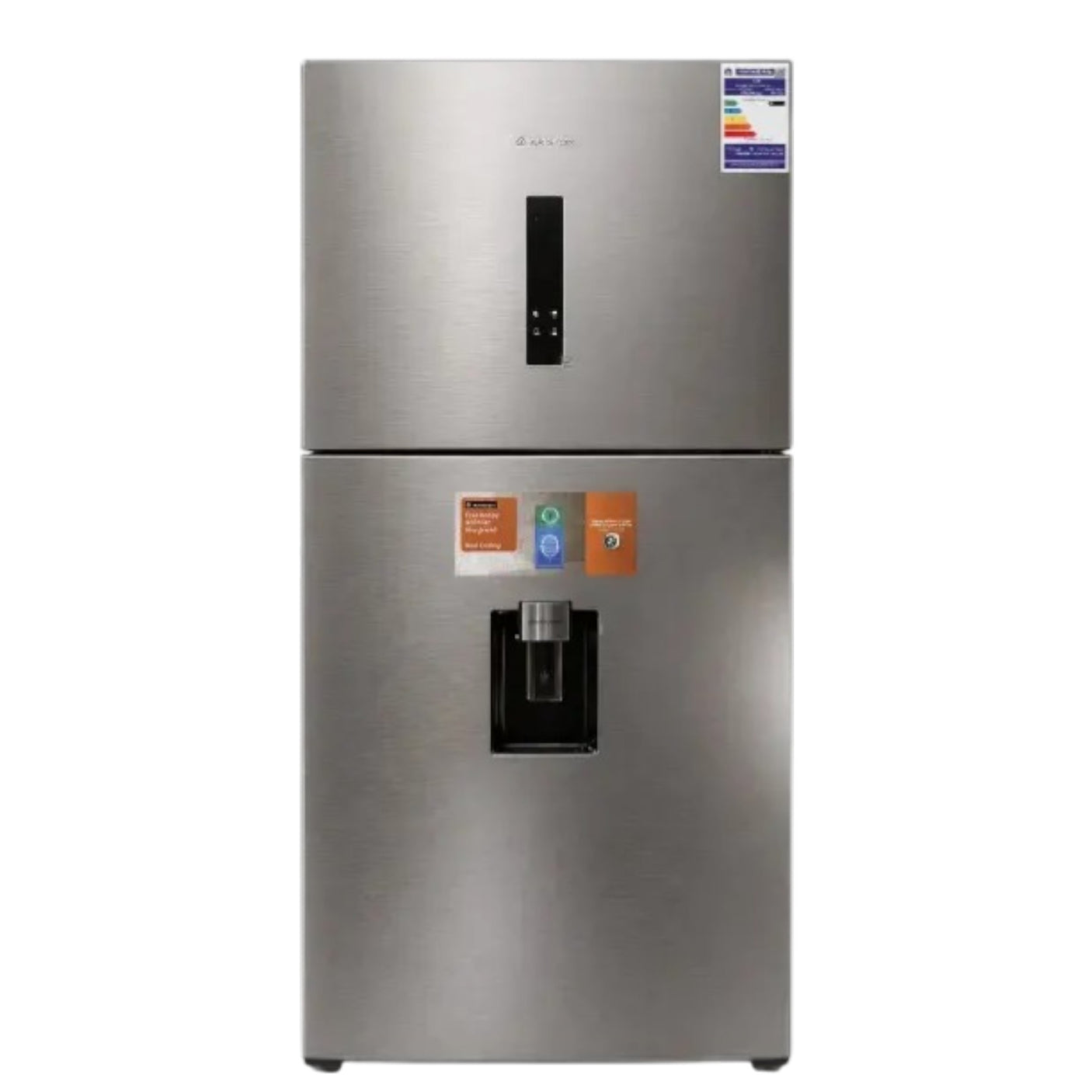 ثلاجة بفريزر علوي نوفروست من أريستون، 455 لتر، موتور إنفرتر، فضي - ART70 F1452 D XWEG