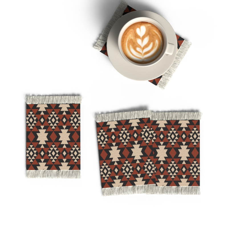 Rug Set of 4 coasters design11-AM86