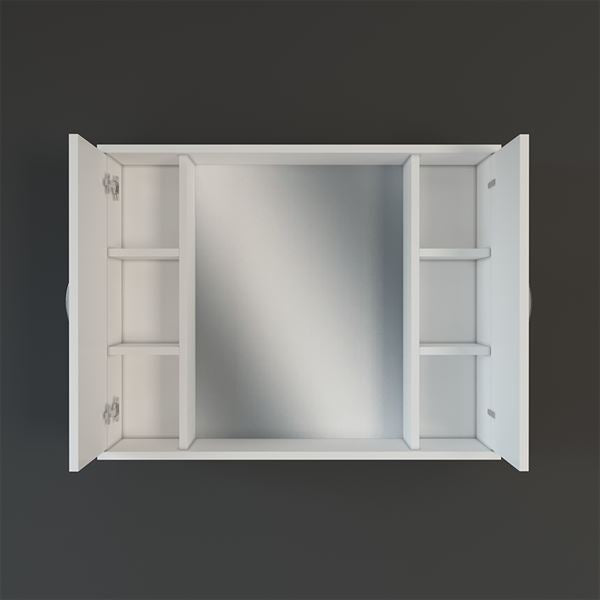 Merrill Bathroom Storage Unit with mirror-Z