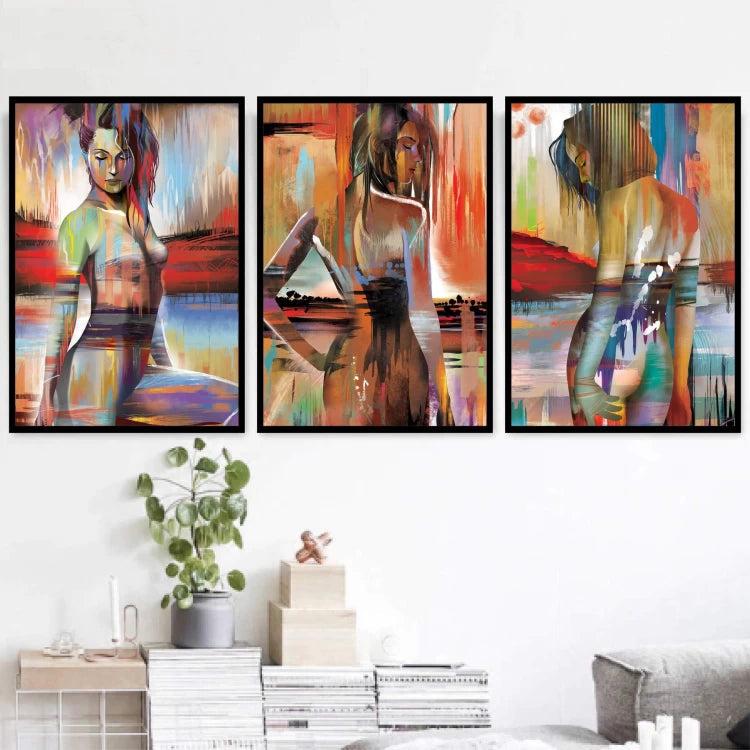 ANDOVER CANVAS WALL ART 3 PIECES SET LR-0528-www.manzzeli.com
